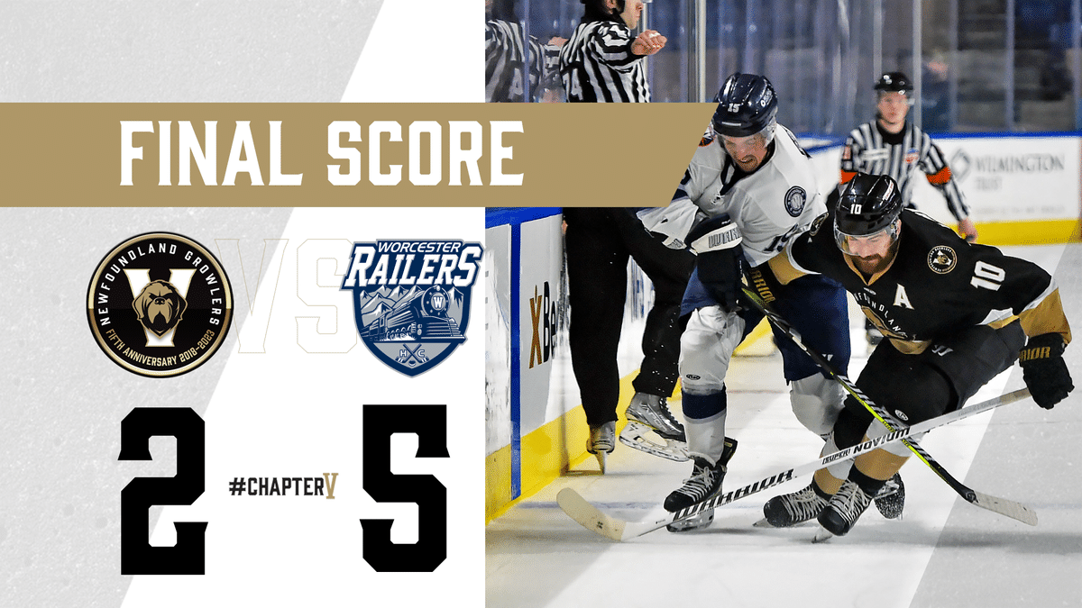 News Report: RECAP | Railers rally to defeat Growlers 3-2 taking a…