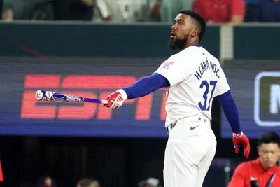 RECORD BREAKING:Teoscar Hernández Makes History as First Dodger to Win Home Run Derby.Hernández’s victory marks his first …