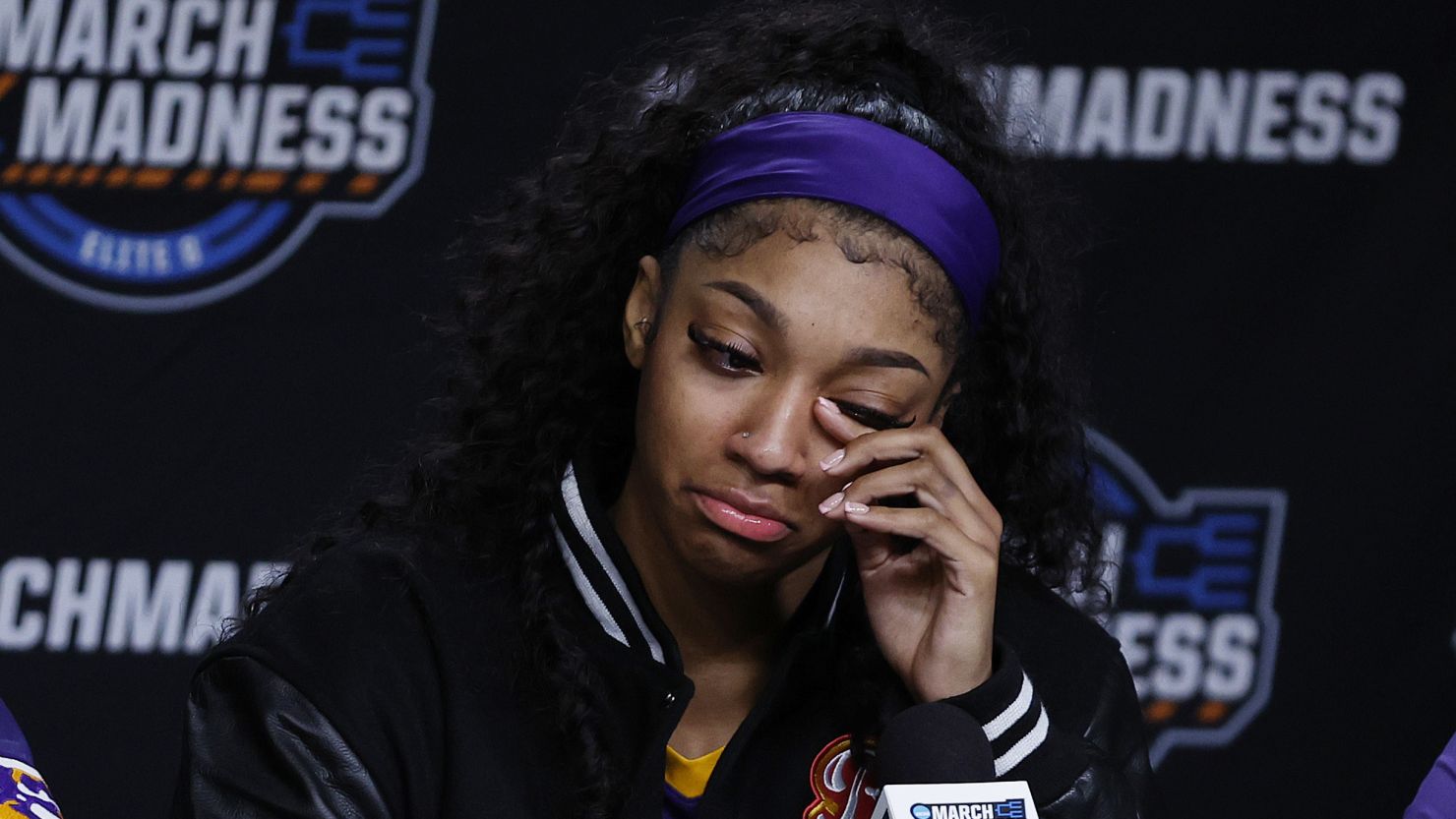 EMOTIONAL:Chicago Sky rookie Angel Reese breaks down in tears upon learning of her first All-Star selection.