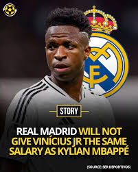 Real Madrid take decision on giving Vinicius same salary as Mbappe